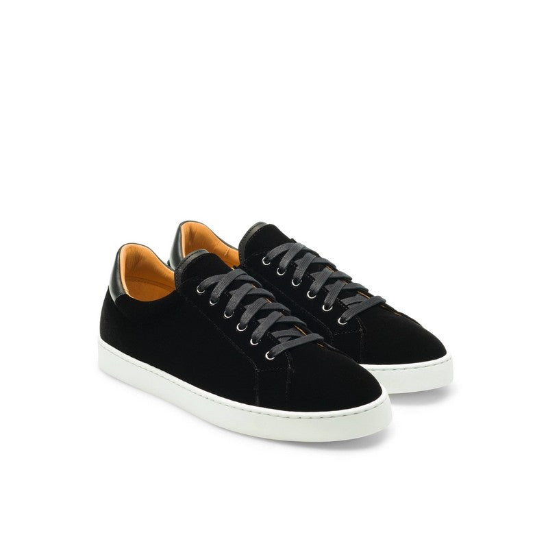 Buy online Black Velvet Laceup Sneakers from Sports Shoes & Sneakers for  Women by H.m. for ₹719 at 52% off | 2024 Limeroad.com